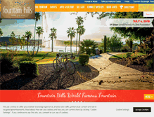 Tablet Screenshot of experiencefountainhills.org